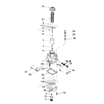 CARBURETOR ASSEMBLY 350 4X4 UPDATE