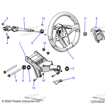 STEERING, UPPER, STANDARD