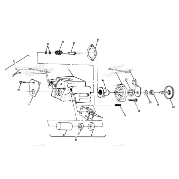 REAR BRAKE ASSEMBLY 250 4X4 UPDATE