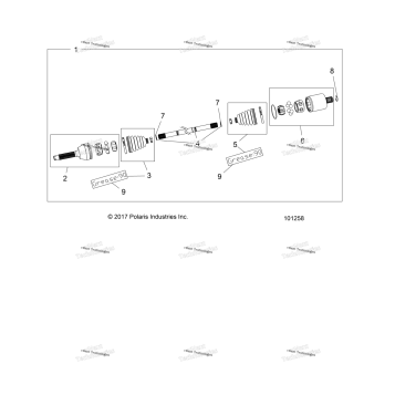 DRIVE TRAIN, FRONT DRIVE SHAFT
