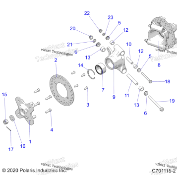 SUSPENSION, REAR CARRIER