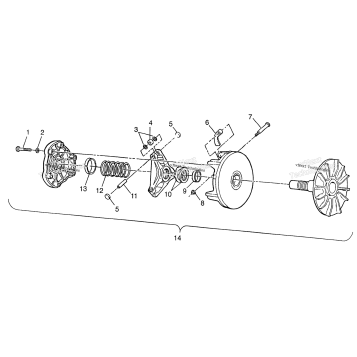 DRIVE CLUTCH XPLORER 300