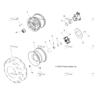 WHEEL, REAR