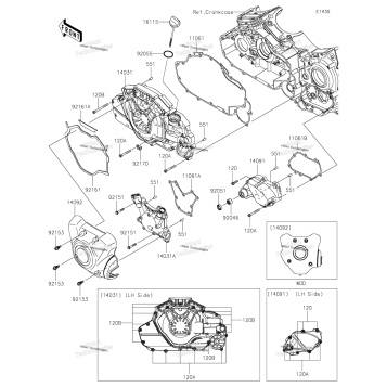 LEFT ENGINE COVER(S)