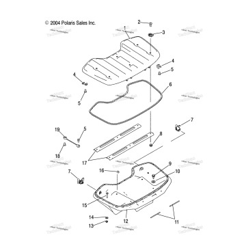 BODY, FRONT STORAGE