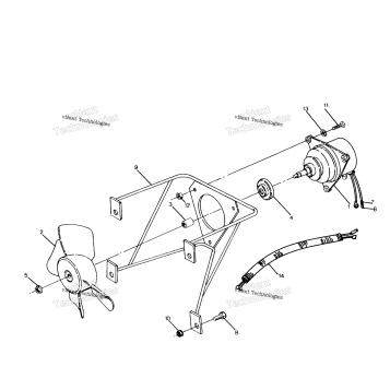 FAN ASSEMBLY 250 6X6