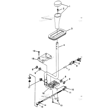 GEAR SELECTOR SCRAMBLER 400L