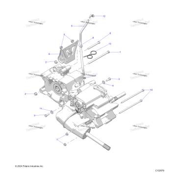 DRIVE TRAIN, MAIN GEARCASE MOUNTING
