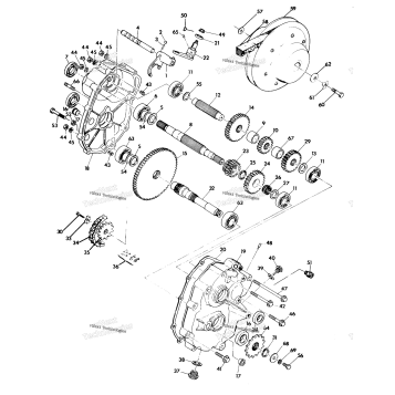 GEARCASE ASSEMBLY 250 4X4