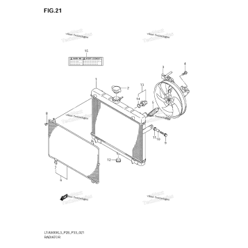 RADIATOR (LT-A500XZL3 E28)
