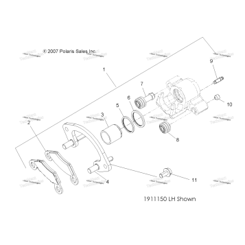 BRAKES, FRONT CALIPER