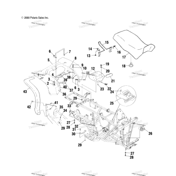 REAR CAB & SEAT A00CH50AA