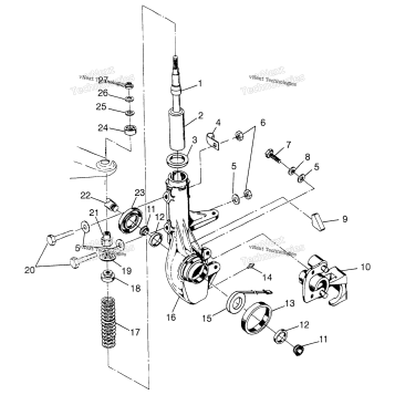 FRONT STRUT MAGNUM 4X4 W97AC42A, SWEDISH MAGNUM 4X4 & NORWEGIAN