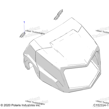 BODY, HEADLIGHT POD, PLUGS