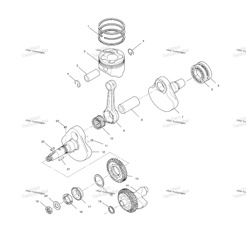 CRANKSHAFT & PISTON