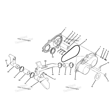 CLUTCH COVER ASSEMBLY 250 6X6