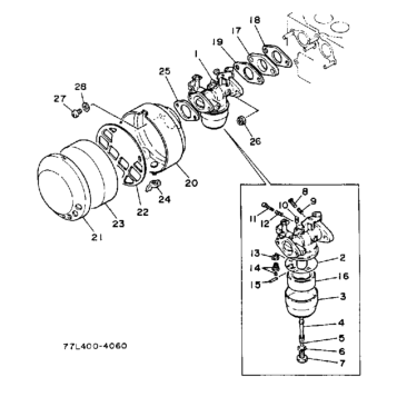 AIR FILTER - CARBURETOR (YP30G)