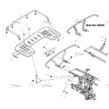 REAR RACK MOUNTING (4966346634A06)