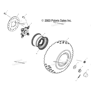 FRONT WHEEL A02CD50AA/AB/FB