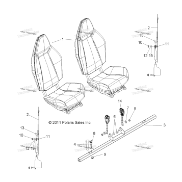 BODY, SEAT MOUNTING & BELTS