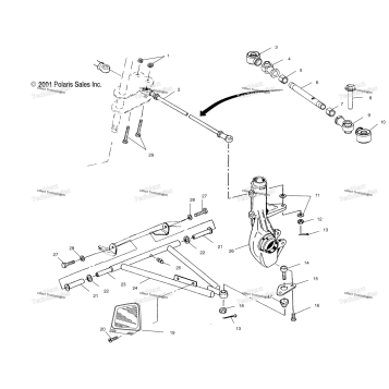 AARM/STRUT MOUNTING A02CL50AA/DA