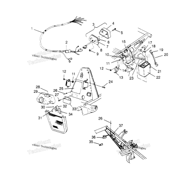 ELECTRICAL/TAILLIGHT ASSEMBLY XPLORER 4X4