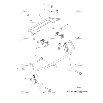 SUSPENSION, STABILIZER BAR, FRONT