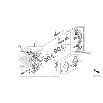 FRONT BRAKE CALIPER (1)