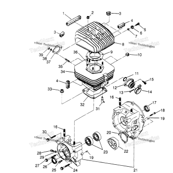 CRANKCASE & CYLINDER TRAIL BLAZER