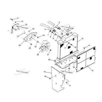 COOLING SYSTEM SPORTSMAN 4X4