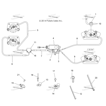 BRAKES, BRAKE LINES AND MASTER CYLINDER