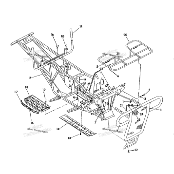 FRAME W/RACKS ASSEMBLY 250 6X6