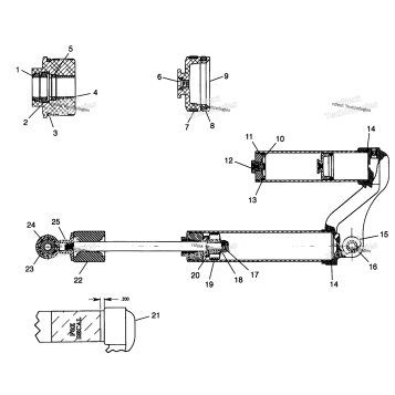 FOX SHOCK, GAS, RESERVOIR SPORT 400L
