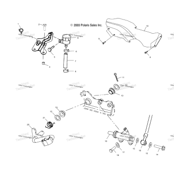 REAR BRAKE MASTER CYLINDER