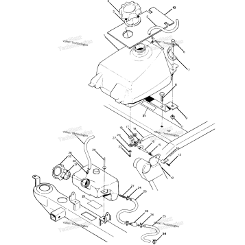 FUEL TANK ASSEMBLY TRAIL BOSS