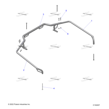BODY, REAR RACK, EXTENDERS