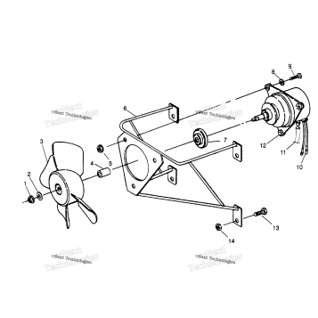 FAN ASSEMBLY 2X4 300
