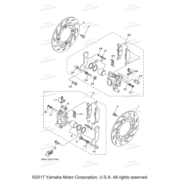 FRONT BRAKE CALIPER