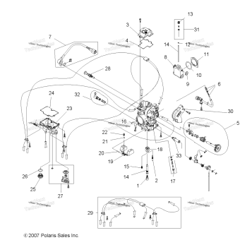 ENGINE, CARBURETOR