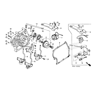 CRANKCASE COVER + OIL ALERT (3)