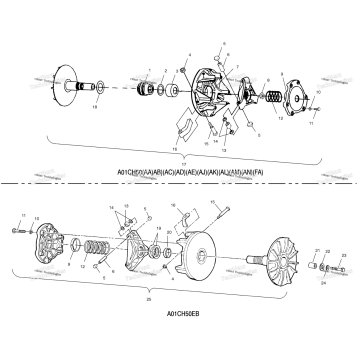 DRIVE CLUTCH ALL OPTIONS