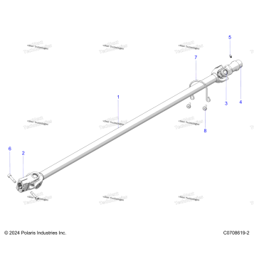 DRIVE TRAIN, FRONT PROP SHAFT