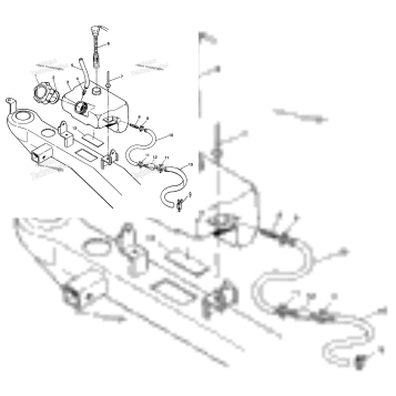 OIL TANK ASSEMBLY 6X6 250