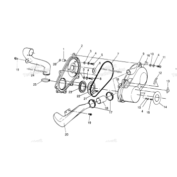 CLUTCH COVER ASSEMBLY MAGNUM 2X4