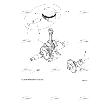 ENGINE, CRANKSHAFT, PISTON & BALANCE SHAFT