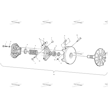 DRIVE CLUTCH A01AA32AA