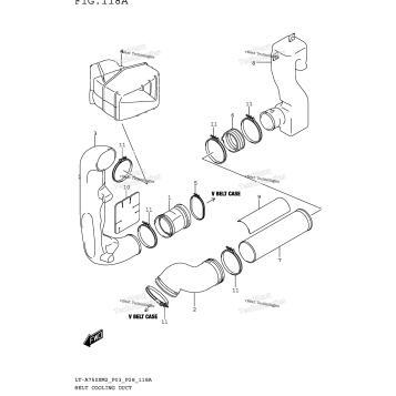 BELT COOLING DUCT