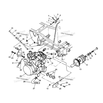 ENGINE MOUNTING 4X4 400L