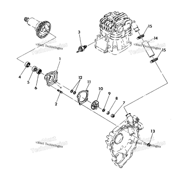 WATER PUMP ASSEMBLY 350 4X4 UPDATE