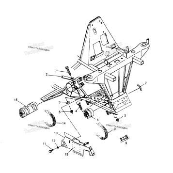 FRONT DRIVE ASSEMBLY SPORTSMAN 4X4